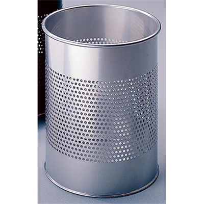 DURABLE Papierkorb METALL 331023 15l rund silber DURABLE Papierkorb METALL 331023 15l rund silber