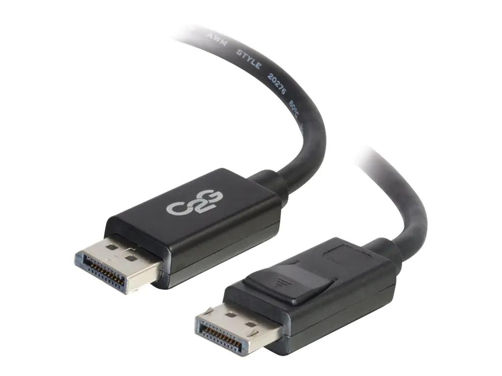 C2G 25ft Ultra High Definition DisplayPort Cable with Latches - 8K DisplayPort Cable - M/M - Displa
