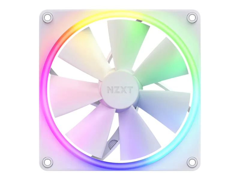 NZXT F Series F140 RGB - Gehäuselüfter - 140 mm - Mattes Weiß