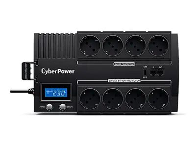 CyberPower BRICs II BR700ELCD - USV - Wechselstrom 230 V - 420 Watt - 700 VA - 7 Ah - USB - Ausgangsanschlüsse: 8