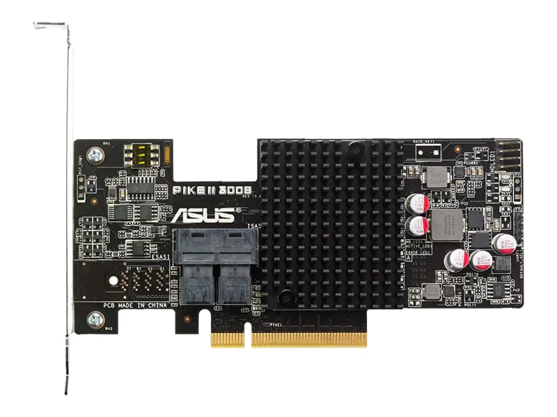ASUS PIKE II 3008-8i - Speichercontroller (RAID) - 8 Sender/Kanal - SAS 12Gb/s - Low-Profile - RAID RAID 0, 1, 10, 1E - PCIe 3.0 x8
