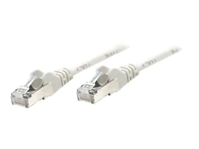 Intellinet Network Patch Cable, Cat5e, 7.5m, Grey, CCA, SF/UTP, PVC, RJ45, Gold Plated Contacts, Snagless, Booted, Lifetime Warranty, Polybag - Patch-Kabel - RJ-45 (M) 330671