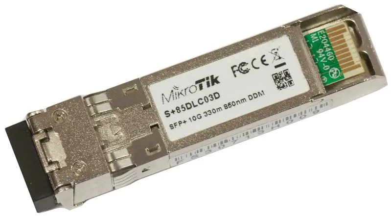 MikroTik S+85DLC03D - SFP+-Transceiver-Modul - 10GbE - SFP+ / LC Multi-Mode - bis zu 300 m - 850 nm