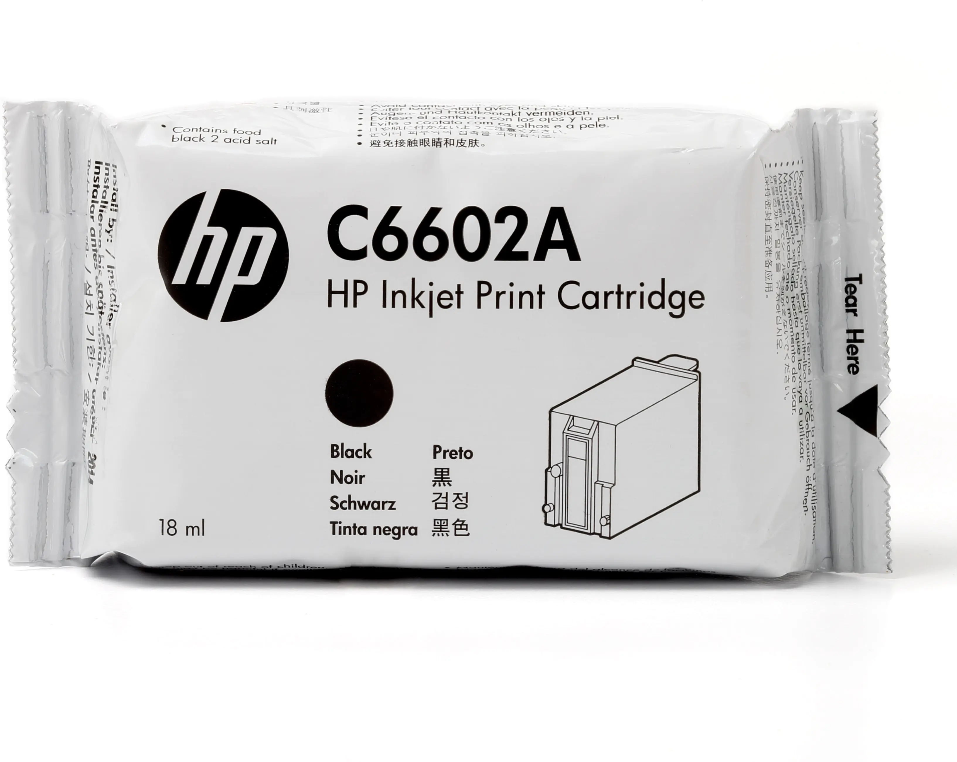 HP - 18 ml - Schwarz - kompatibel - Tintenpatrone - für Addmaster IJ 6080, 6160, 7100; Ithaca BANKjet 2500; KITCHENjet 1000; POSjet 1000, 1500 HP - 18 ml - Schwarz - kompatibel - Tintenpatrone - für Addmaster IJ 6080, 6160, 7100; Ithaca BANKjet 2500; KITCHENjet 1000; POSjet 1000, 1500
