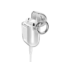 Speck Presidio Pro - Tasche für kabellose Ohrhörer - widerstandsfähig - Transparent/Transparent - für Apple AirPods (2. Generation) 130582-5085