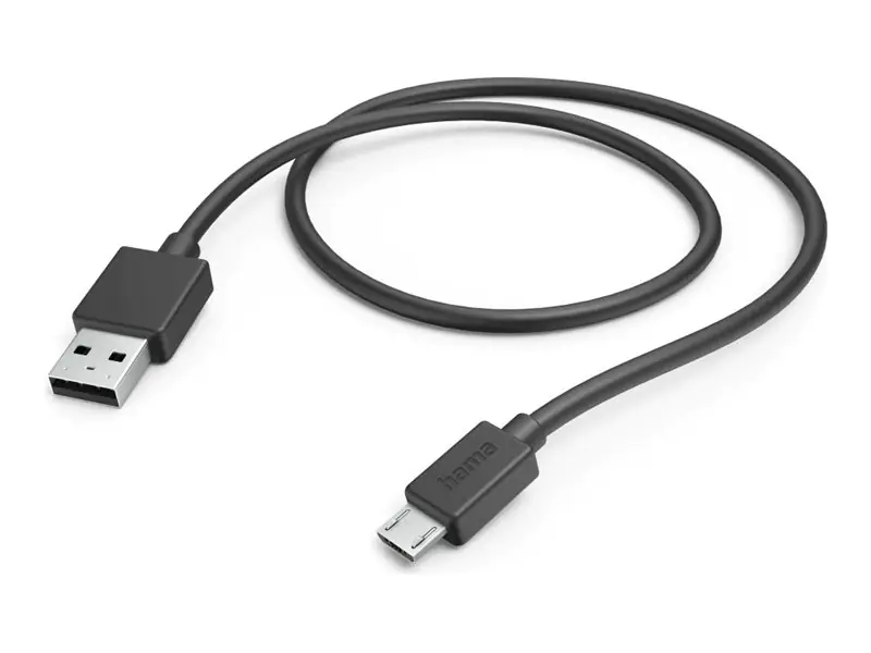Hama 00201584 - 1 m - Micro-USB A - USB A - USB 2.0 - 480 Mbit/s - Schwarz