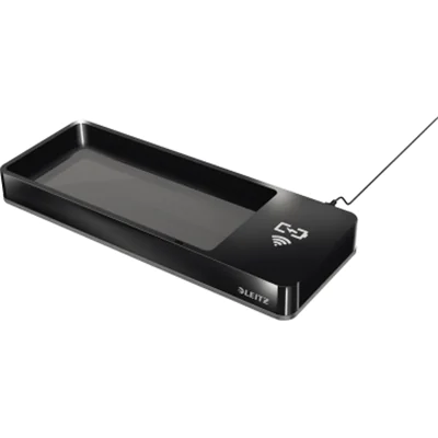 Leitz Stifteschale Duo Colour 53650095 Qi-Ladegerät schwarz Leitz Stifteschale Duo Colour 53650095 Qi-Ladegerät schwarz