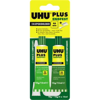 UHU® Zweikomponentenkleber PLUS ENDFEST 720min 35g UHU® Zweikomponentenkleber PLUS ENDFEST 720min 35g
