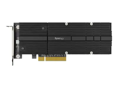 Synology M2D20 - Schnittstellenadapter - M.2 NVMe Card - PCIe 3.0 x8 - für Synology SA3400, SA3600; Disk Station DS1618, DS1819, DS2419; RackStation RS2418, RS820 Synology M2D20 - Schnittstellenadapter - M.2 NVMe Card - PCIe 3.0 x8 - für Synology SA3400, SA3600; Disk Station DS1618, DS1819, DS2419; RackStation RS2418, RS820