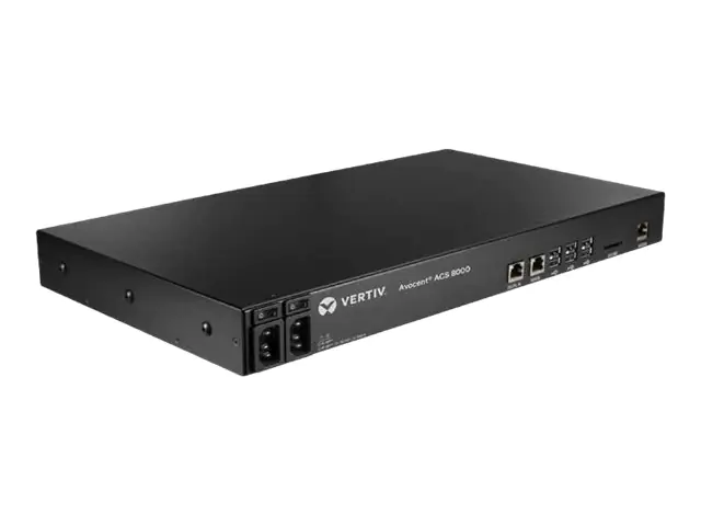 Avocent ACS 8000 Serial Console ACS8008MDAC - Konsolenserver - 8 Anschlüsse - 1GbE, RS-232, RS-422, RS-485 - Analogsteckplätze: 1 - 1U - Rack-montierbar