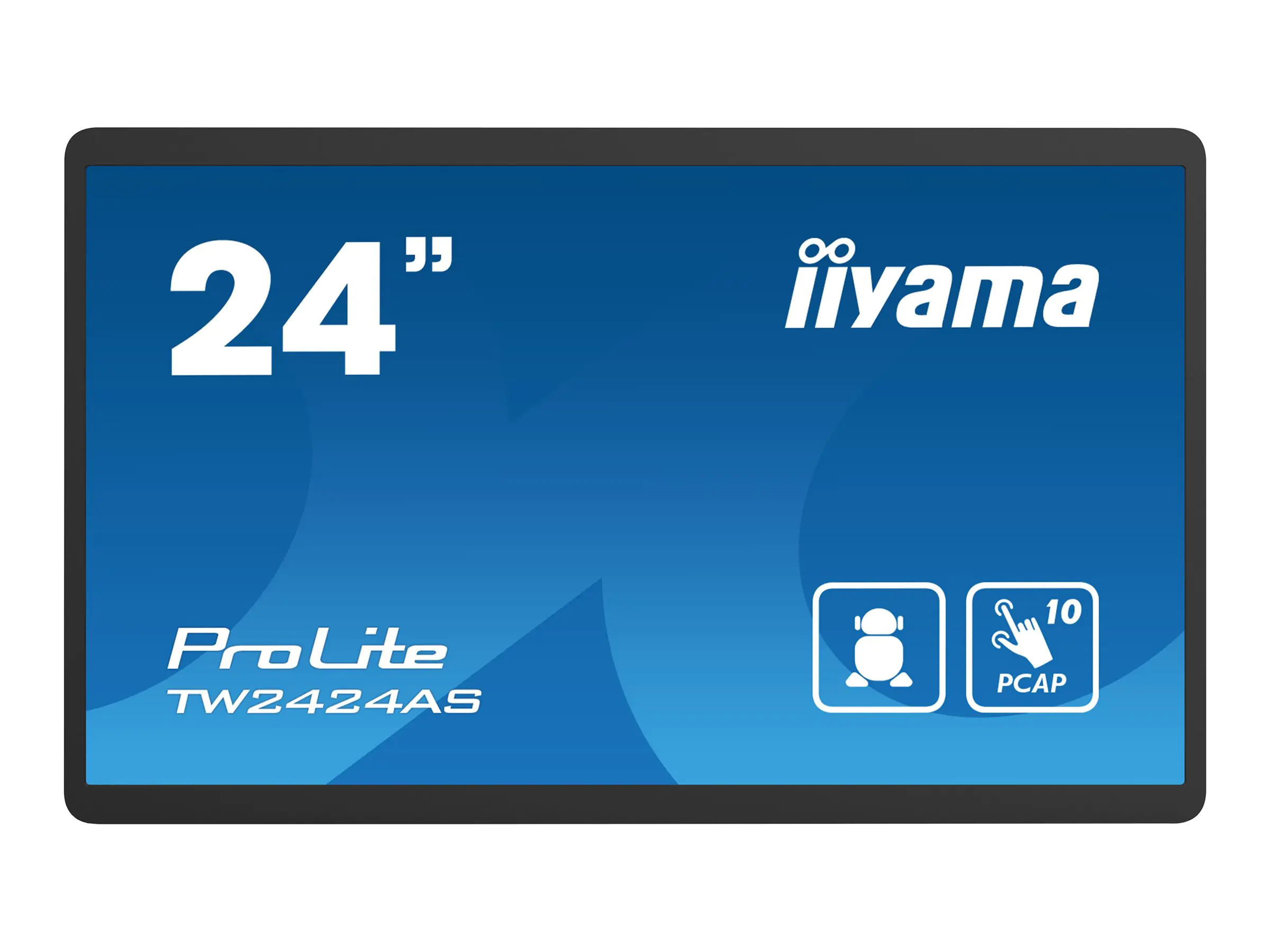 iiyama ProLite TW2424AS-B1 - LED-Monitor - 61 cm (24") (23.6" sichtbar) - feststehend - Touchscreen - 1920 x 1080 Full HD (1080p) @ 60 Hz - IPS - 1000:1 - 14 ms - HDMI - Lautsprecher - Schwarz, Matte iiyama ProLite TW2424AS-B1 - LED-Monitor - 61 cm (24") (23.6" sichtbar) - feststehend - Touchscreen - 1920 x 1080 Full HD (1080p) @ 60 Hz - IPS - 1000:1 - 14 ms - HDMI - Lautsprecher - Schwarz, Matte