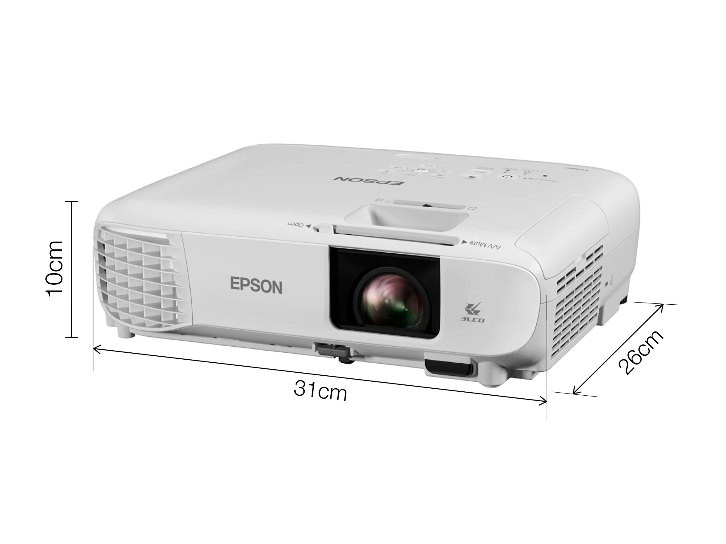 Epson EB-FH06 - 3-LCD-Projektor - tragbar - 3500 lm (weiß) V11H974040