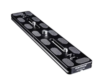 mantona 21466, Stativkopfplatte, Schwarz, Aluminium, 1 Stück(e), 38 mm, 10 mm