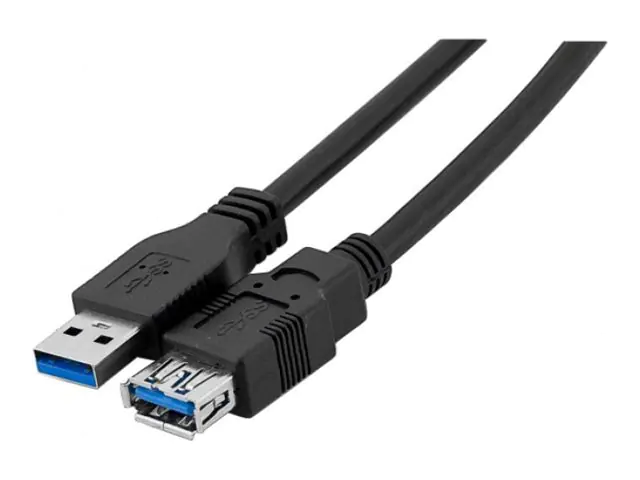 generic - USB-Verlängerungskabel - USB Typ A (M) zu USB Typ A (W) - USB 3.0 - 1.8 m - Schwarz