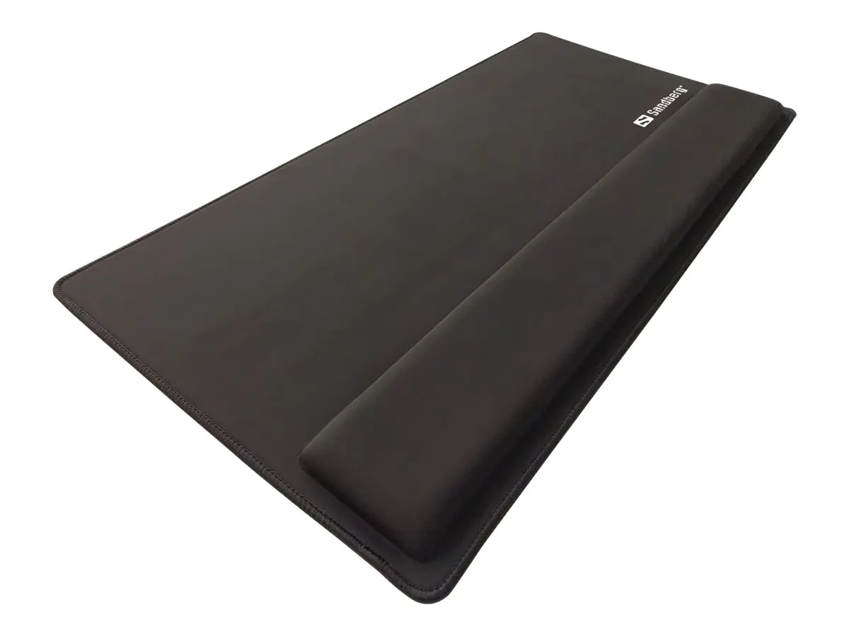 Sandberg Desk Pad Pro XXL - Tastatur- und Mauspad mit Handgelenkpolster