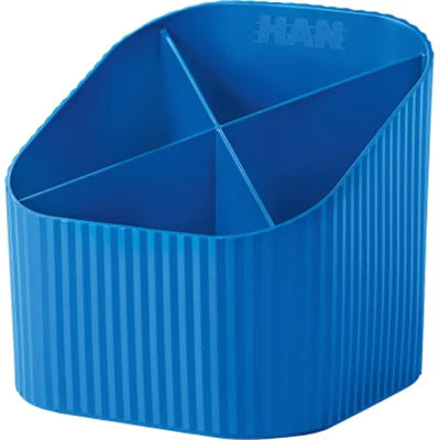 HAN Schreibtischköcher Re-X-LOOP 17238-914 4Fächer RC blau HAN Schreibtischköcher Re-X-LOOP 17238-914 4Fächer RC blau
