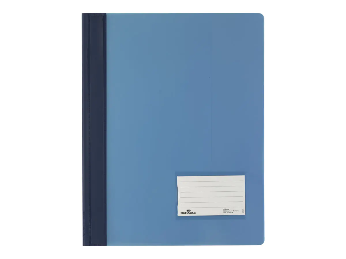 DURABLE Schnellhefter DURALUX 268006 DIN A4 Hartfolie blau
