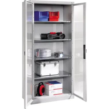 C+P Werkzeugschrank 8921055S10058 Fenstertür 1950x930x500mm lgr/lgr