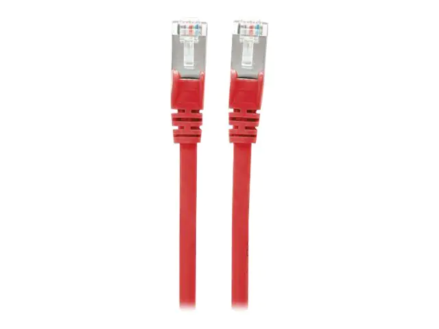 Intellinet Network Patch Cable, Cat7 Cable/Cat6A Plugs, 5m, Red, Copper, S/FTP, LSOH / LSZH, PVC, RJ45, Gold Plated Contacts, Snagless, Booted, Polybag - Netzwerkkabel - RJ-45 (M) bis RJ-45 (M) - 5 m - SFTP - CAT 7 (Kabel) / CAT 6a (Anschlüsse) - halogenf Intellinet Network Patch Cable, Cat7 Cable/Cat6A Plugs, 5m, Red, Copper, S/FTP, LSOH / LSZH, PVC, RJ45, Gold Plated Contacts, Snagless, Booted, Polybag - Netzwerkkabel - RJ-45 (M) bis RJ-45 (M) - 5 m - SFTP - CAT 7 (Kabel) / CAT 6a (Anschlüsse) - halogenf