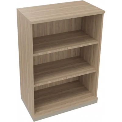 Regal 3OH B800xT442xH1133mm Silberaluminium/Eiche Nat Regal 3OH B800xT442xH1133mm Silberaluminium/Eiche Nat