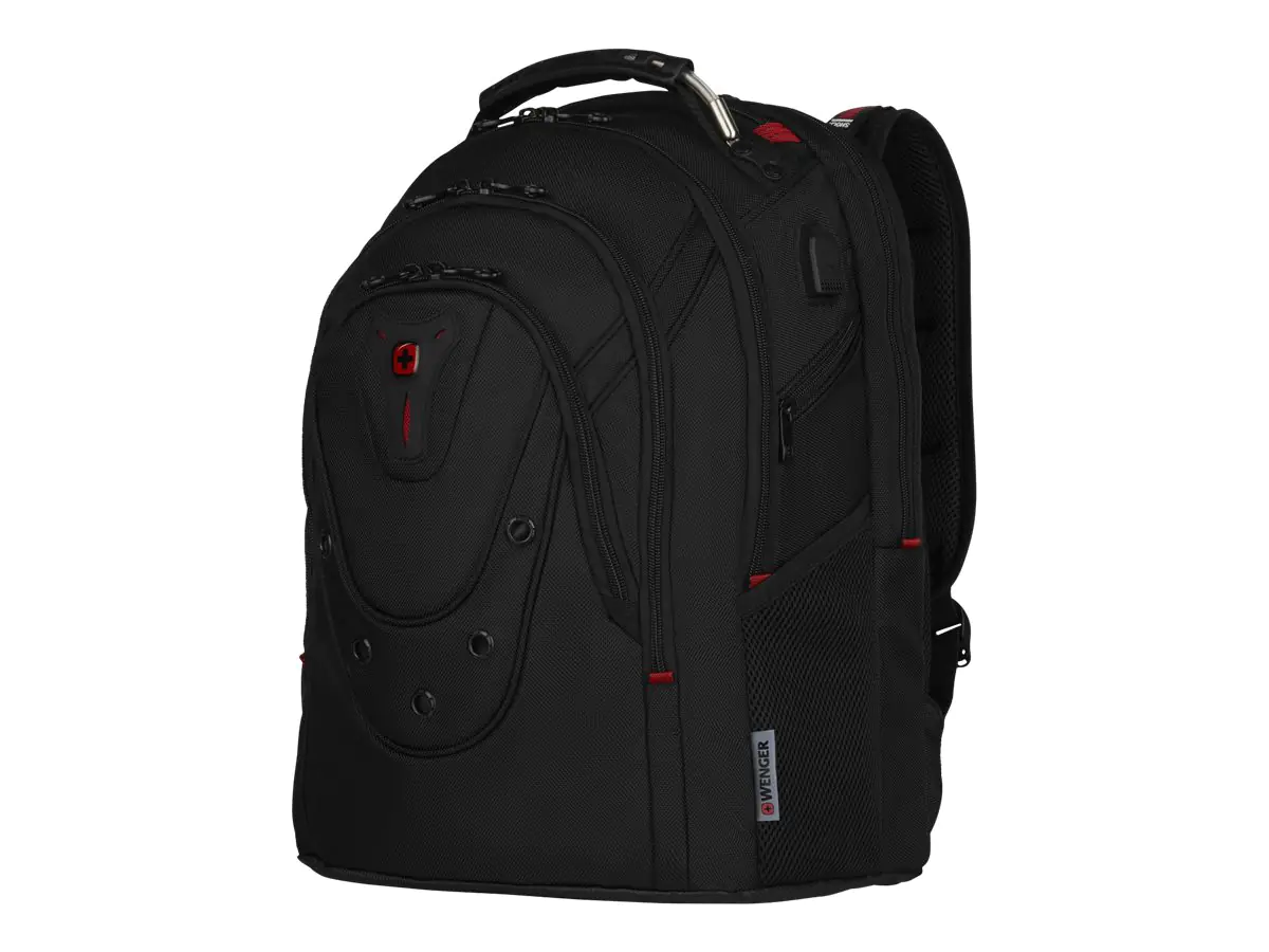 Wenger IBEX Deluxe - Notebook-Rucksack - 43.2 cm - 14" - 17" - Schwarz Wenger IBEX Deluxe - Notebook-Rucksack - 43.2 cm - 14" - 17" - Schwarz