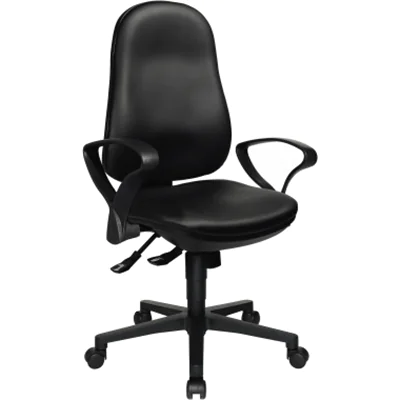 TOPSTAR Bürodrehstuhl Support SY 8550SD10 Kunstleder SU Armlehnen sw TOPSTAR Bürodrehstuhl Support SY 8550SD10 Kunstleder SU Armlehnen sw