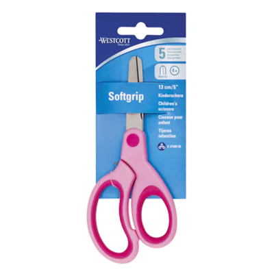 Westcott Bastelschere Kids 130mm Stahl pink Westcott Bastelschere Kids 130mm Stahl pink