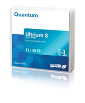 Quantum LTO Ultrium 8 - 12 TB / 30 TB - Brick Red - Library Pack (Packung mit 20) MR-L8MQN-20