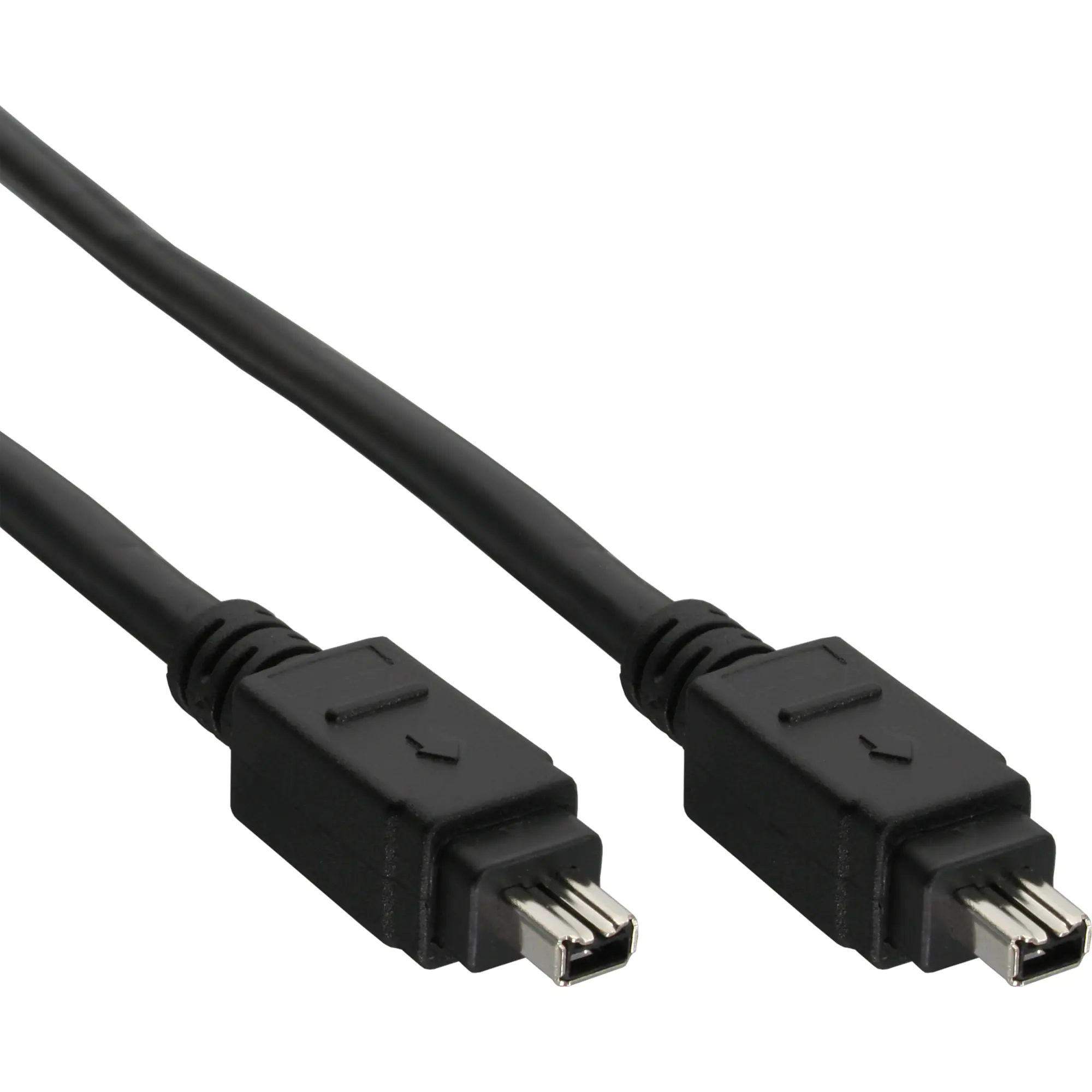 InLine FireWire Kabel - IEEE1394 4pol Stecker / Stecker - schwarz - 3m 34443