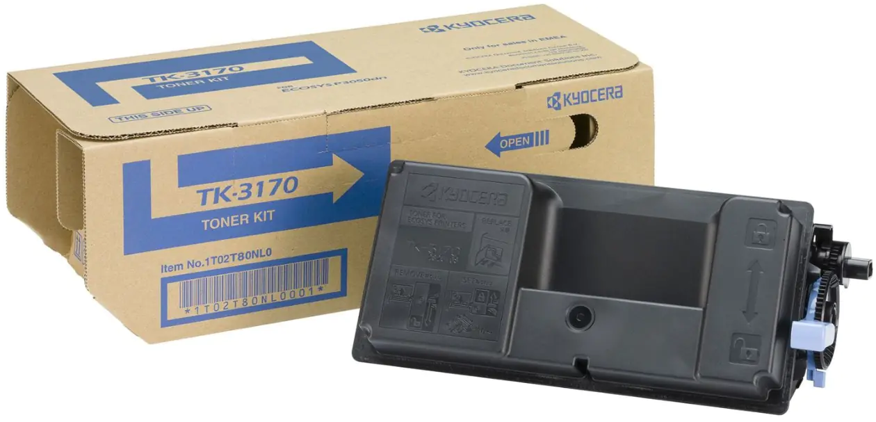 Kyocera Toner 1T02T80NL0 TK-3170 Schwarz 15.000 Seiten 1 Stück Kyocera Toner 1T02T80NL0 TK-3170 Schwarz 15.000 Seiten 1 Stück
