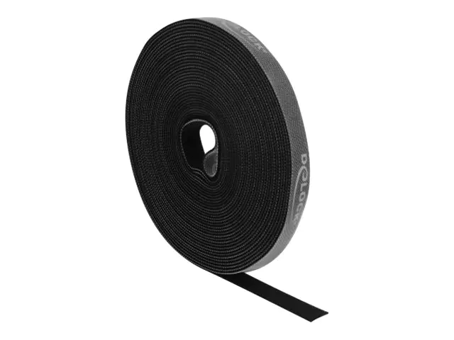 Delock - Kabelbinderrolle - 10 m - Schwarz