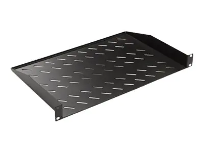 Ekivalan Systems BEACCFS1U2P300BL - Einschub - Schwarz - 1U - 48,3 cm (19") - 300 mm - 486 mm