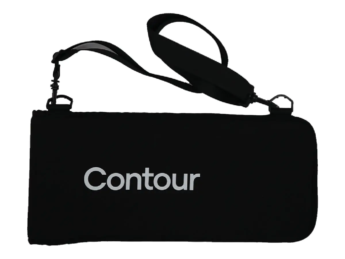 Contour Design Universal Sleeve with removable shoulder strap for RollerMouse, Tastaturgehäuse, 195 mm, 535 mm, 12 mm, 268 g, Schwarz UNIVERSAL-SLEEVE