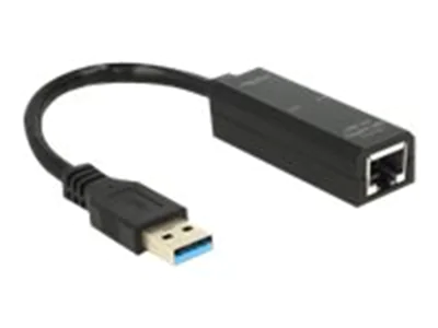DeLock Adapter USB 3.0 > Gigabit LAN 10/100/1000 Mb/s - Netzwerkadapter - USB 3.0 - Gigabit Ethernet DeLock Adapter USB 3.0 > Gigabit LAN 10/100/1000 Mb/s - Netzwerkadapter - USB 3.0 - Gigabit Ethernet