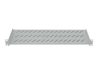 Intellinet 19" Cantilever Shelf, 1U, 2-Point Front Mount, 150mm Depth, Max 25kg, Grey, Three Year Warranty - Rack - Regal - Grau, RAL 7035 - 1U - 48.3 cm (19") 712200