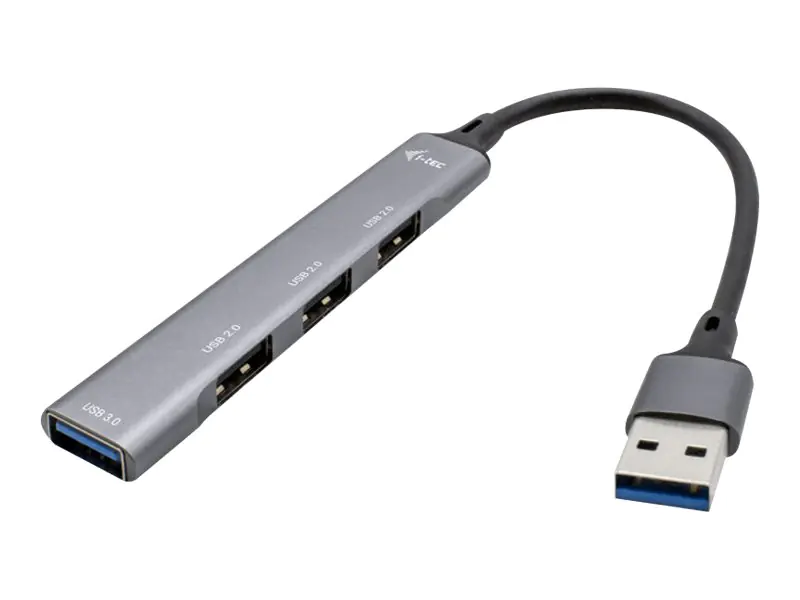 i-Tec USB 3.0 Metal HUB - Hub - 1 x SuperSpeed USB 3.0 + 3 x USB 2.0 - Desktop i-Tec USB 3.0 Metal HUB - Hub - 1 x SuperSpeed USB 3.0 + 3 x USB 2.0 - Desktop