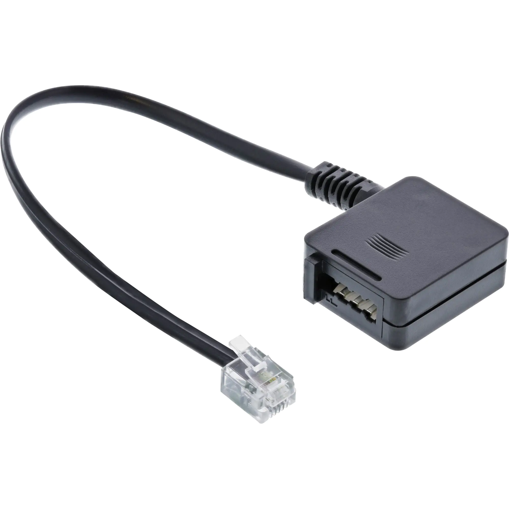InLine TAE Adapterkabel - RJ11 Stecker auf TAE-F Buchse - 0,2m 69945