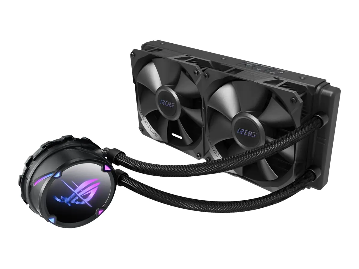 ASUS ROG STRIX LC II 240 - Prozessor-Flüssigkeitskühlsystem - Kühlergröße: 240 mm - (für: LGA1156, LGA1155, LGA2011, LGA1150, LGA2011-3, LGA1151, AM4, LGA2066, TR4, LGA1200, LGA1152, LGA1700) 90RC00E0-M0UAY0