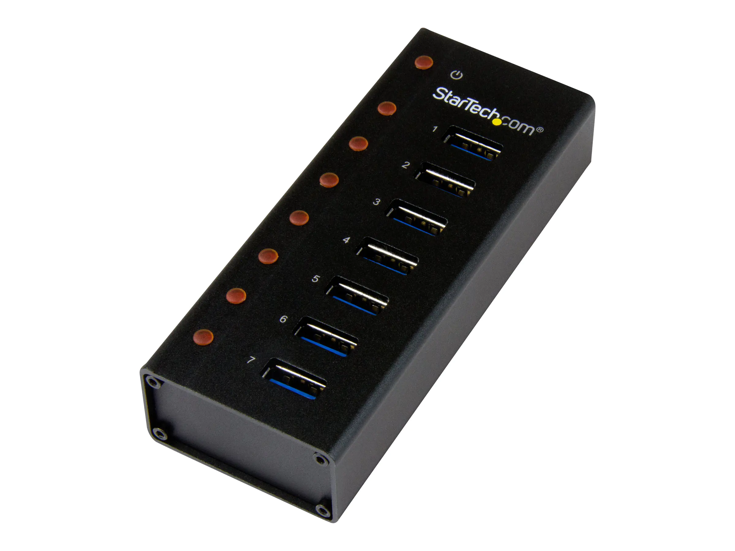 StarTech 7 Port USB 3.0 Hub - Metallgehäuse - Desktop oder Wandmontierbar - Kompakter 7-fach Verteiler SuperSpeed Hub - Hub - 7 x SuperSpeed USB 3.0 - Desktop, wandmontierbar - für P/N: BNDTBUSB3142, PEXUS313AC2V, PEXUSB311A1E, PEXUSB312A2, PEXUSB314A2V, StarTech 7 Port USB 3.0 Hub - Metallgehäuse - Desktop oder Wandmontierbar - Kompakter 7-fach Verteiler SuperSpeed Hub - Hub - 7 x SuperSpeed USB 3.0 - Desktop, wandmontierbar - für P/N: BNDTBUSB3142, PEXUS313AC2V, PEXUSB311A1E, PEXUSB312A2, PEXUSB314A2V,