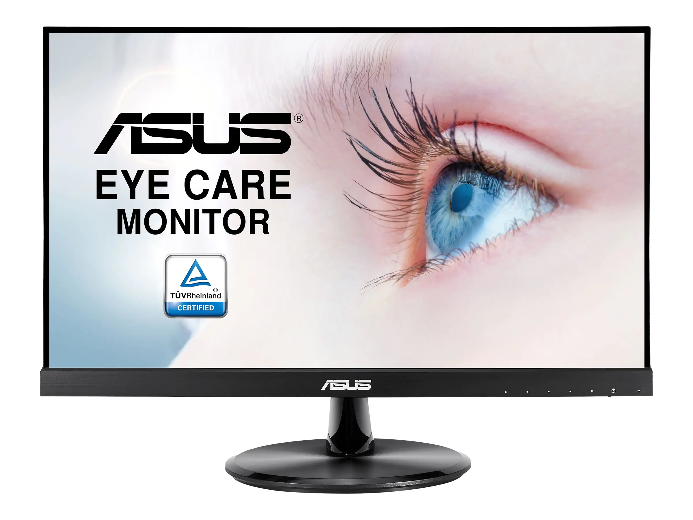 ASUS VP229Q - LED-Monitor - 54.6 cm (21.5") - 1920 x 1080 Full HD (1080p) @ 75 Hz - IPS - 250 cd/m² - 1000:1 - 5 ms - HDMI, VGA, DisplayPort - Lautsprecher - Schwarz