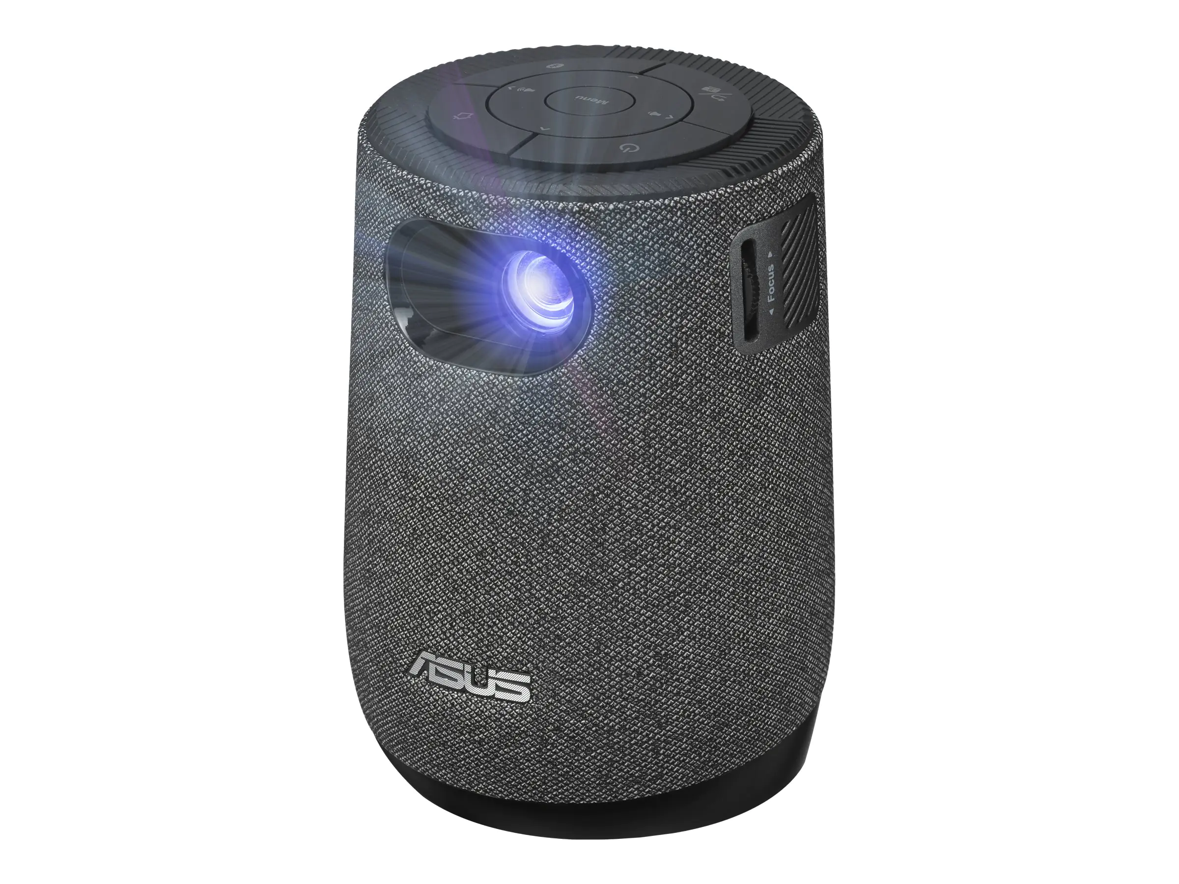 ASUS ZenBeam Latte L1 - DLP-Projektor - LED - 300 lm - 1280 x 720 - 16:9 - 720p - Short-Throw Fixed-Objektiv - Wi-Fi / Bluetooth - Grau, Schwarz