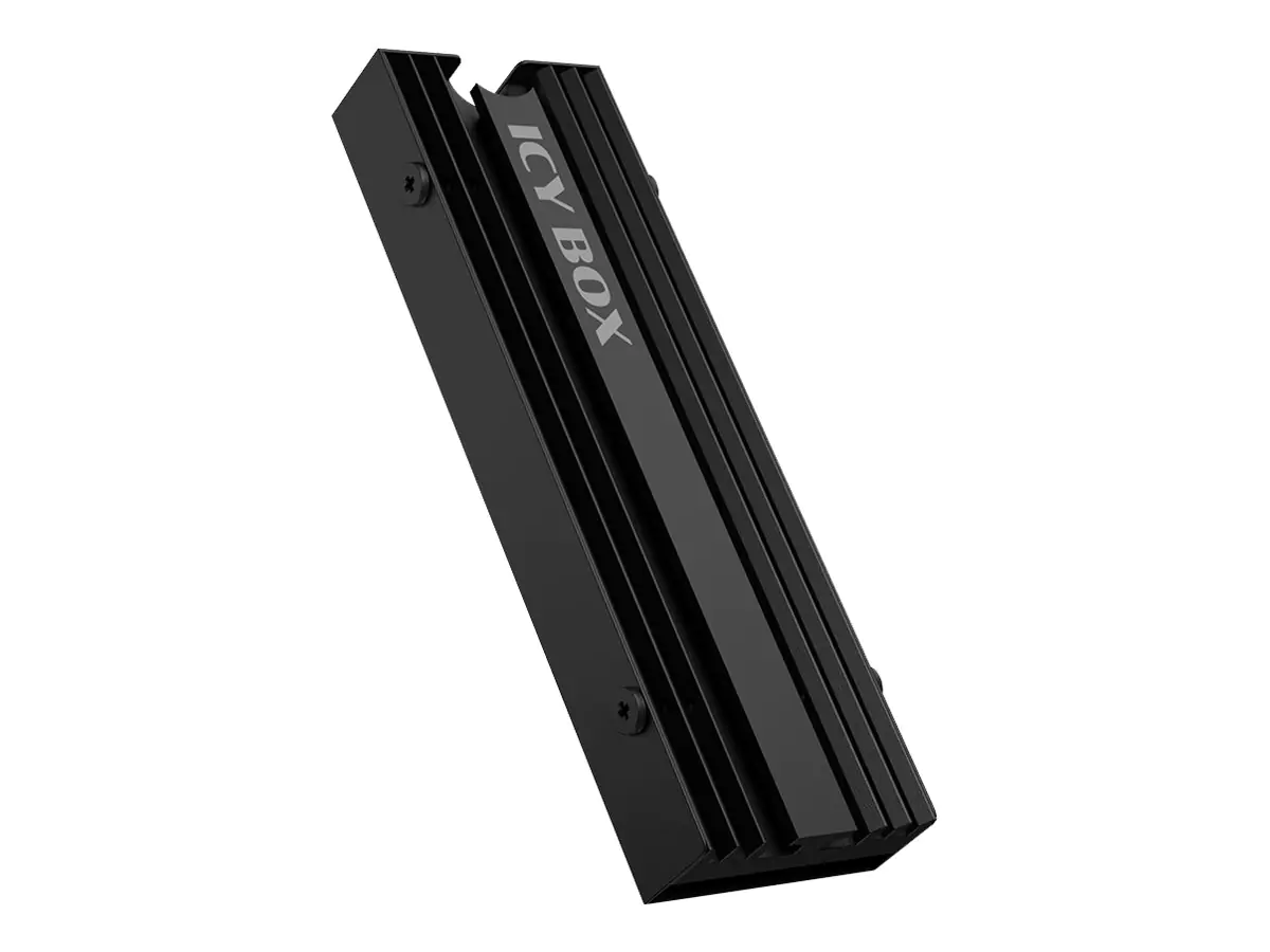 ICY BOX IB-M2HS-PS5 - Solid State Drive Kühlkörper - Schwarz - für Sony PlayStation 5