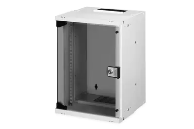 Digitus SOHO PRO Series - Schrank Netzwerkschrank - geeignet für Wandmontage - RAL 7035, Hellgrau - 9U - 25.4 cm (10") Digitus SOHO PRO Series - Schrank Netzwerkschrank - geeignet für Wandmontage - RAL 7035, Hellgrau - 9U - 25.4 cm (10")