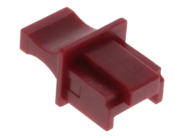 InLine - Schutzumschlag - Dunkelrot (Packung mit 10)