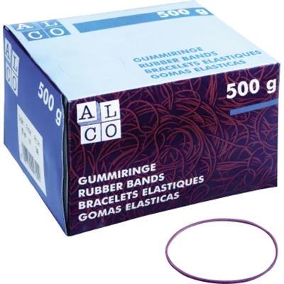 ALCO Gummiring 741 85mm Kautschuk rot 500g/Pack. ALCO Gummiring 741 85mm Kautschuk rot 500g/Pack.