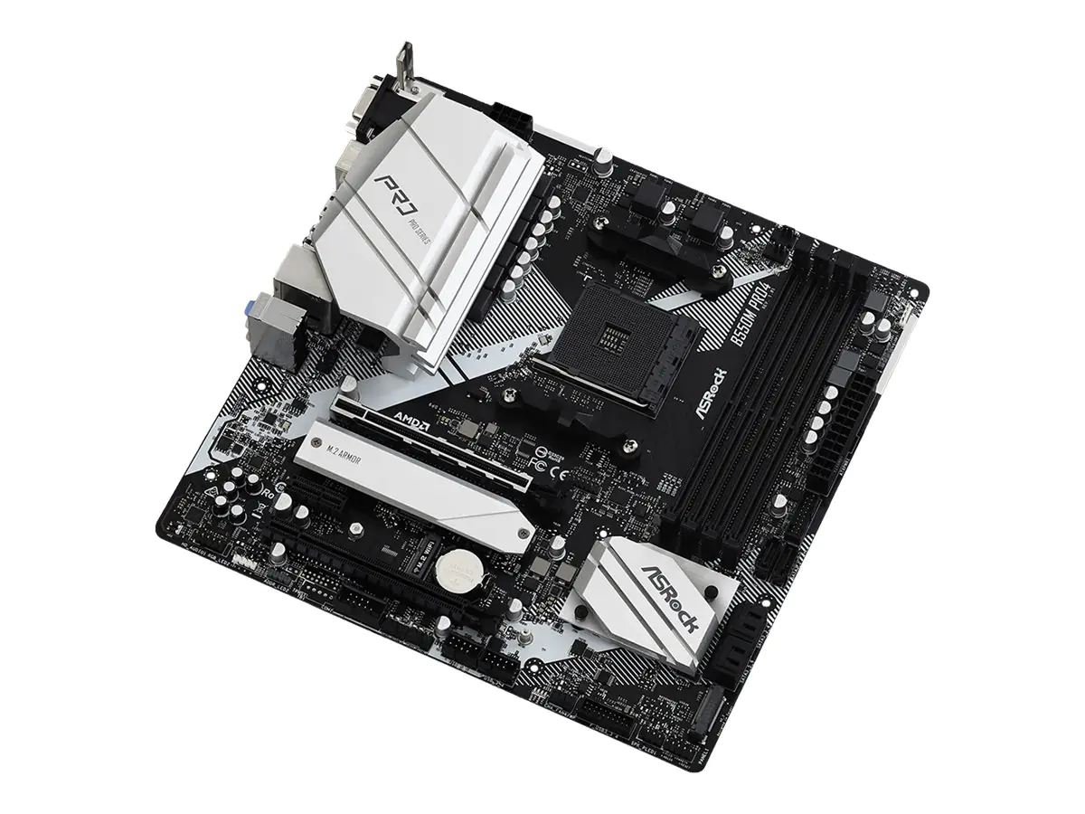 ASRock B550M Pro4 - Motherboard - micro ATX - Socket AM4 - AMD B550 - 90-MXBDK0-A0UAYZ
