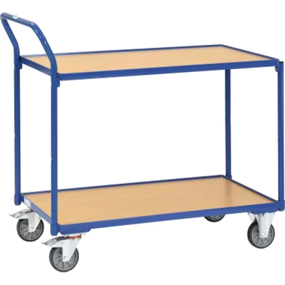 Fetra Tischwagen 2740 850x500mm 2Böden blau Fetra Tischwagen 2740 850x500mm 2Böden blau