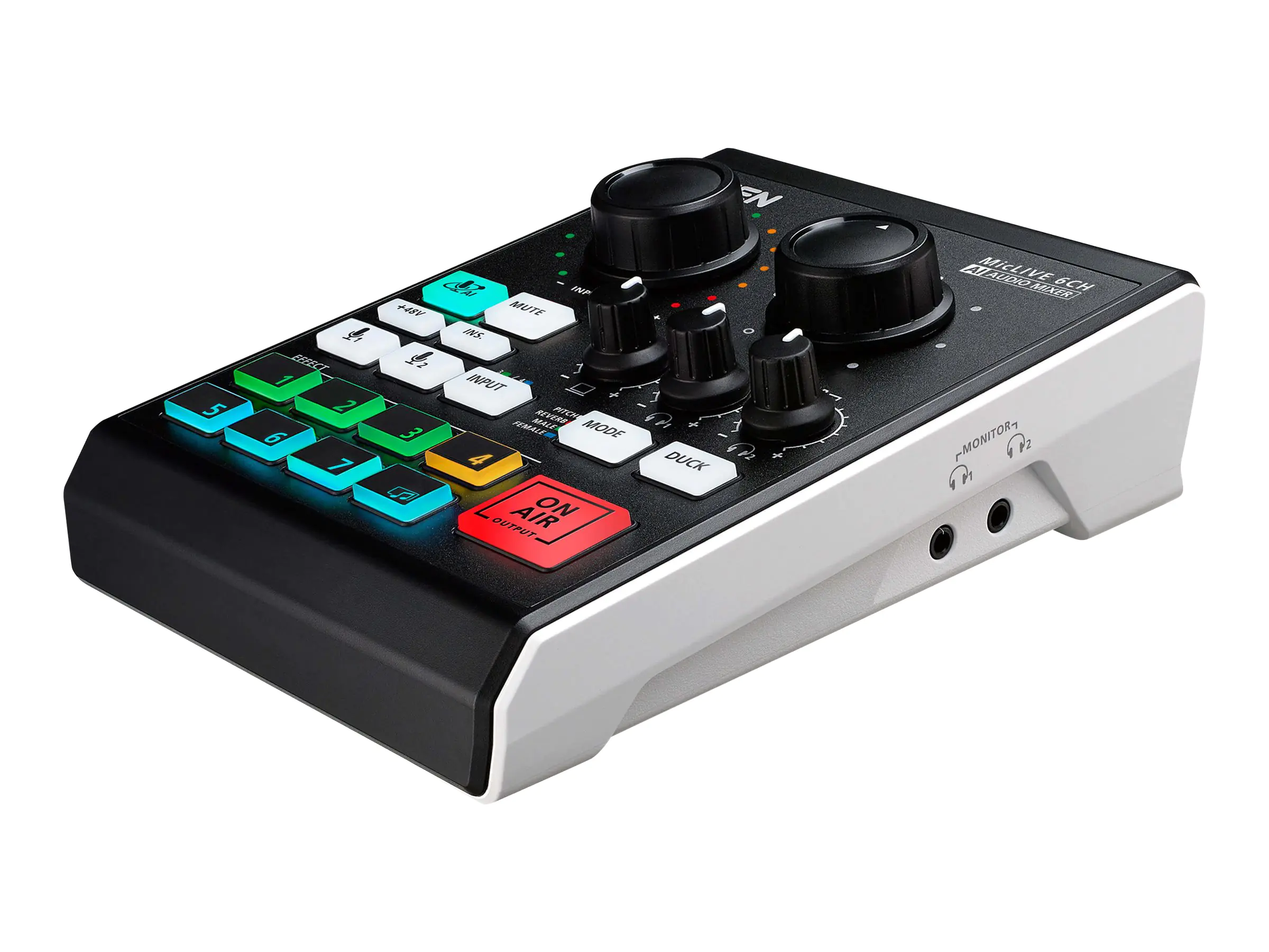 ATEN MicLIVE 6-CH - Audio-Schnittstelle - 24-Bit - 96 kHz - USB-C