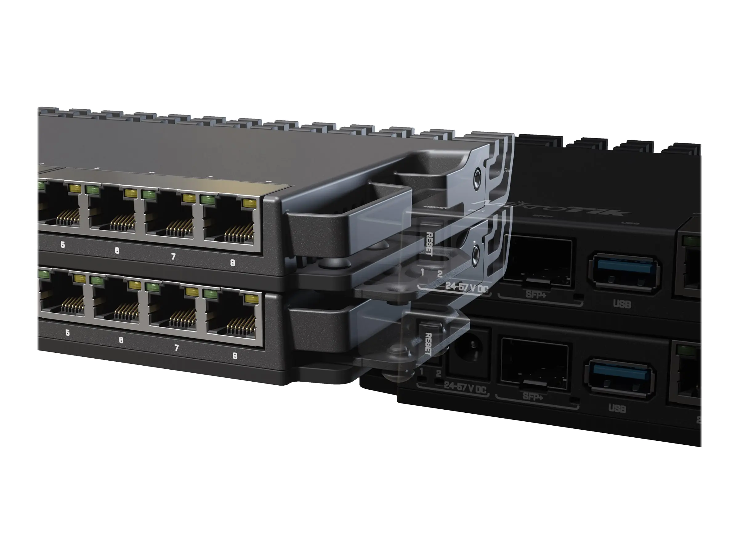 MikroTik K-79 - Rackmontagesatz - 1U - für MikroTik