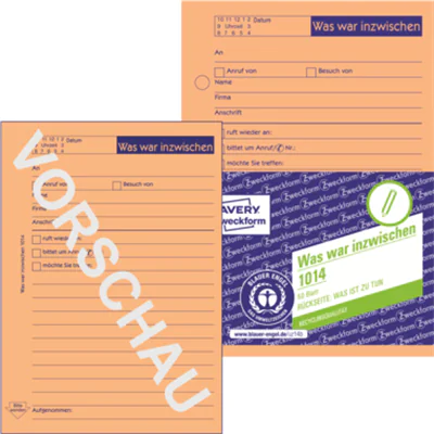 Avery Zweckform Notizblock 1014 DIN A6 Abheftlochung 50Bl. orange Avery Zweckform Notizblock 1014 DIN A6 Abheftlochung 50Bl. orange